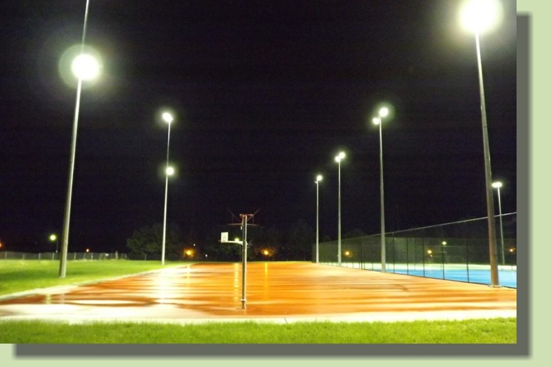 New tennis courts